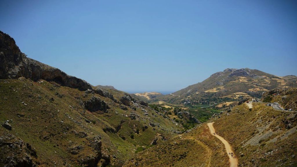 Gole del Kourtaliotiko, montagne e percorsi, terra rocciosa, Creta