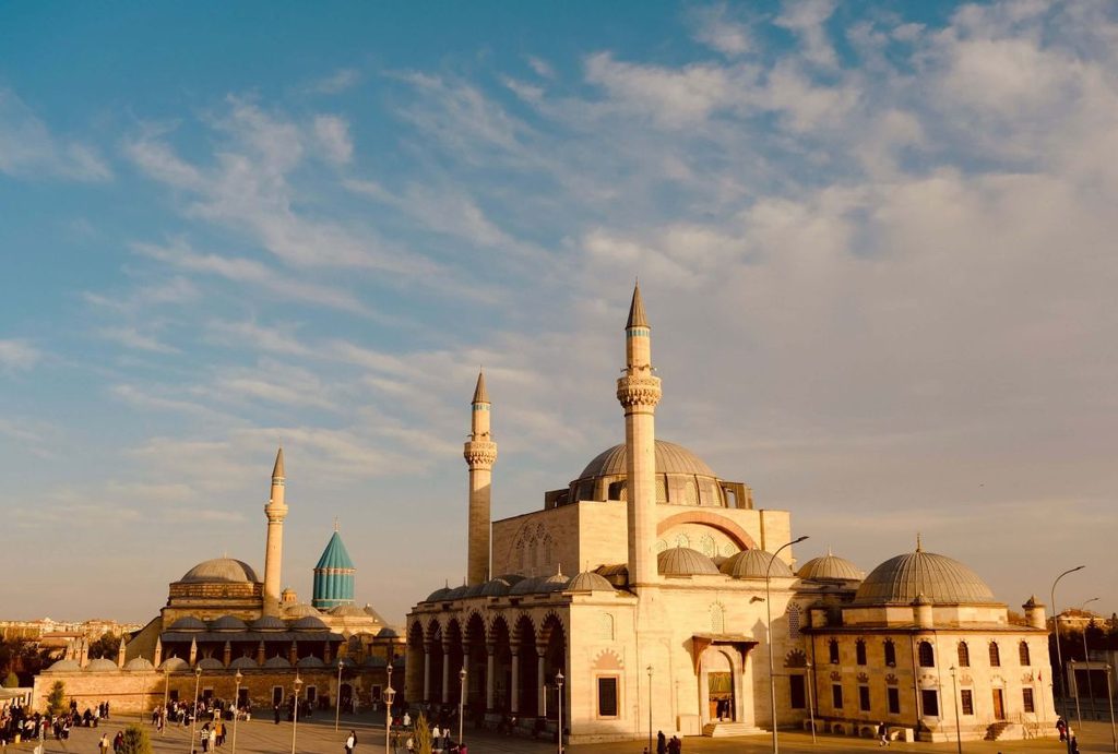 Konya panorama tramonto città Rumi